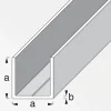 U-Profil 15,5 mm 2,5m blank ^ MyTool Best