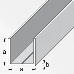 U-Profil 15,5 mm 2,5m blank ^ MyTool Best
