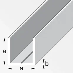 U-Profil 19,5 mm 2,5m blank ^ MyTool Clearance