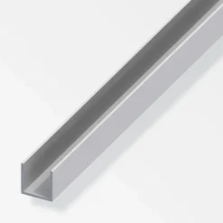 U-Profil 8 x 10,1 x 1,3 cm 2m silber ^ MyTool Best