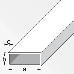 Vierkant-Rohr 30 x 20 x 1,5 mm 1m kaltgewalzt ^ MyTool Discount