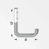 Wandhaken 114 mm gummiert rot ^ MyTool Online