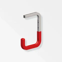 Wand- und Deckenhaken 150 mm gummiert rot ^ MyTool Clearance