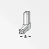 Winkel-Verbinder 23,5 cm schwarz ^ MyTool Outlet