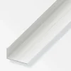 Winkel 23,5 x 43,5 mm 2,5m ungleichschenklig weiß ^ MyTool Discount