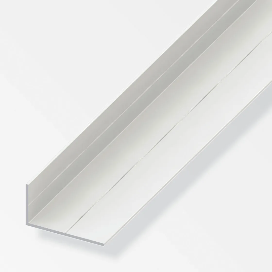 Winkel 19,5 x 35,5 mm 2,5m ungleichschenklig weiß ^ MyTool Sale