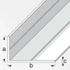 Winkel 11,5 x 19,5 mm 2,5m unlgeichschenklig blank ^ MyTool New