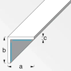 Winkel 0 x 0 mm 1m weiß ^ MyTool Discount