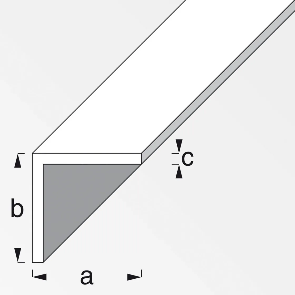 Winkel 25 x 25 x 1,8 mm 2m weiß ^ MyTool Sale