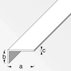 Winkel 40 x 10 x 2 mm 2m weiß ^ MyTool Sale
