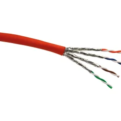 Netzwerkkabel Cat7 25,0 m STP orange ^ Schwaiger Hot