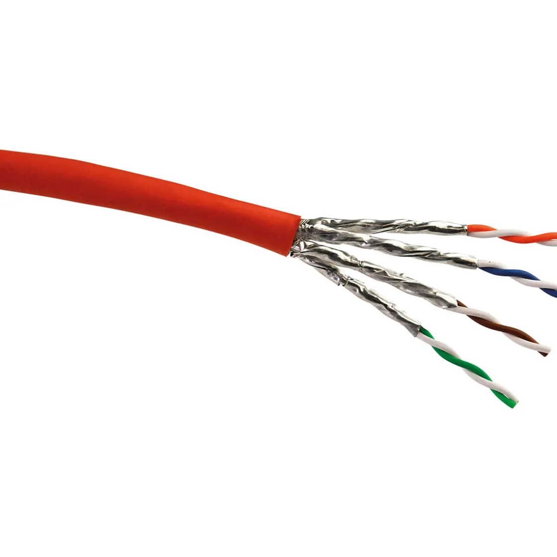 Netzwerkkabel Cat7 25,0 m STP orange ^ Schwaiger Hot