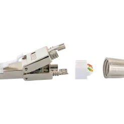 Netzwerkstecker Cat8.1 STP metall 1St ^ Schwaiger Discount