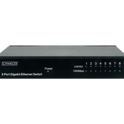 Netzwerk Switch 8-fach ^ Schwaiger Discount