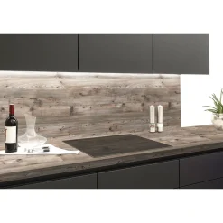 Nischenrückwandplatte Hemlock Lava 410 x 64 cm ^