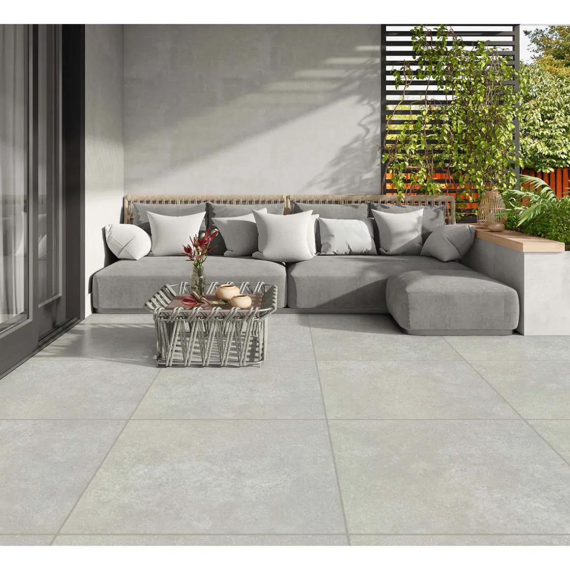 No.1 Tile Benet Grey ca60x60x2cm eingef.B4 R10B REK FS ^ Hot