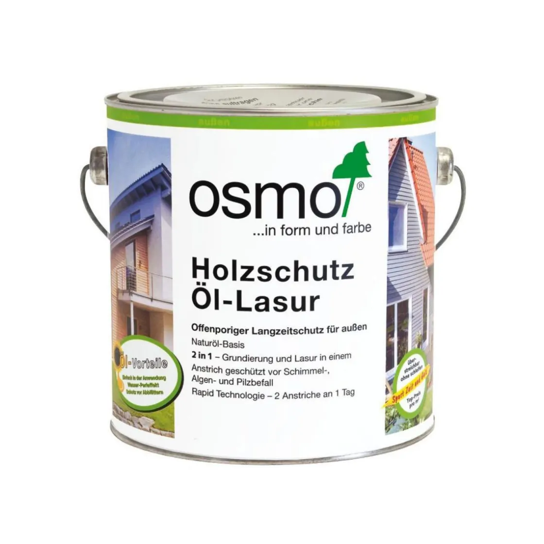 Holzschutz Öl-Lasur Nussbaum 2,5 L ^ Osmo Clearance