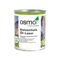 Holzschutz Öl-Lasur Perlgrau 750ml ^ Osmo