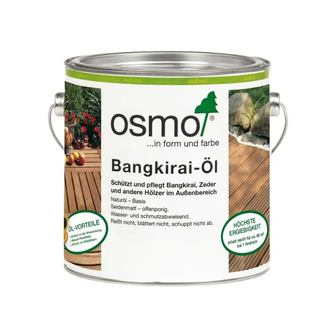Terrassen-Öl Bangkirai Öl Naturgetönt L ^ Osmo