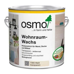 Wohnraum-Wachs Weiß transparent 2,5 L ^ Osmo Best
