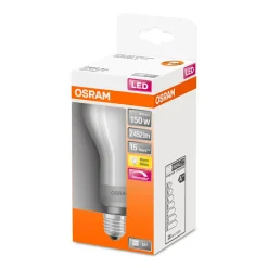 LED-Glühlampe E27 dimmbar 150W matt ^ Osram Hot