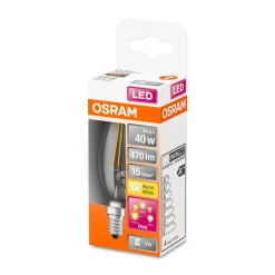 LED-Leuchtmittel E14 warmweiß 40W dimmbar Klicksystem ^ Osram New