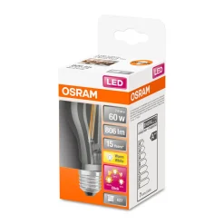 LED-Leuchtmittel E27 warmweiÃŸ 60W dimmbar Klicksystem ^ Osram Hot