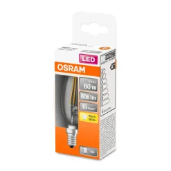 LED-Leuchtmittel E14 warmweiß 60W ^ Osram Discount