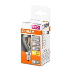 LED-Leuchtmittel silber warmweiß E14 34W ^ Osram Online