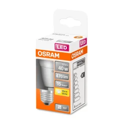 LED-Leuchtmittel Tropfenform E27 40W matt A+ ^ Osram New