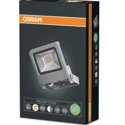 LED Strahler Endura Flood 10W grau ^ Osram Hot