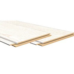 Paneel Basic Eiche weiß 260 x 15,4 cm ^