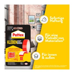 Klebeband Kleben statt Bohren 19 mm x 1,5 m ^ Pattex Best