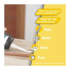 Montagekleber Kleben statt Bohren 133 g ^ Pattex Outlet