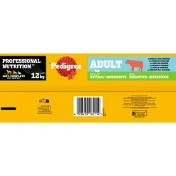 Hundefutter Professional Nutrition Adult Rind und Gemüse 12 kg ^ Pedigree