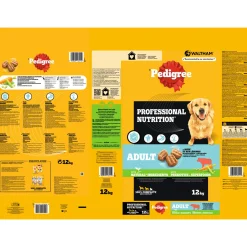 Hundefutter Professional Nutrition Adult Rind und Gemüse 12 kg ^ Pedigree