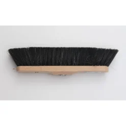 Besen natur lackiert Rosshaar ^ Peggy-Perfect New