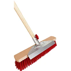 Kratzbesen mit Schabekante und Stiel 40 cm ^ Peggy-Perfect Discount