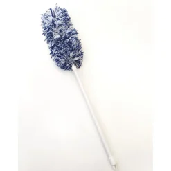 Staubwedel Mikrofaser Telestiel blau/weiß ^ Peggy-Perfect Hot