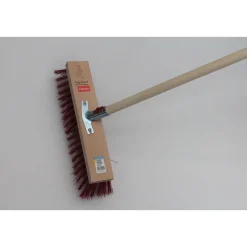 Straßenbesen Extra 40 cm mit Holzstiel ^ Peggy-Perfect Hot