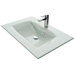 Glaswaschtisch Trentino rechteckig 77 x 1,5 x 50 cm ^ Pelipal Online