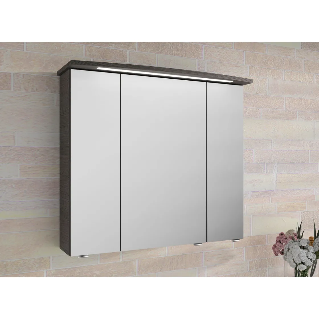 Kranzbeleuchtung Asti grau 82 x 1,6 x 26,5 cm ^ Pelipal Online