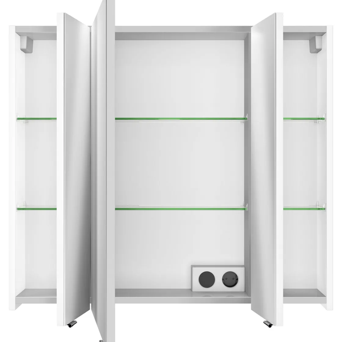 Spiegelschrank Asti braun 82 x 1,6 x 26,5 cm ^ Pelipal Best