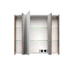 Spiegelschrank Asti braun 82 x 1,6 x 26,5 cm ^ Pelipal Best