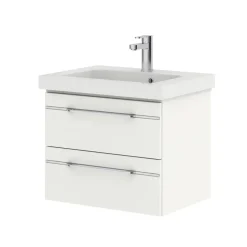 Waschtischunterschrank Volterra weiß hochglanz Fokus 5015 ^ Pelipal Outlet