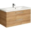 Waschtischunterschrank Trentino Eiche 105 x 51 x 49 cm ^ Pelipal Online