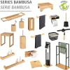 Personenwaage Bambus LCD 30x30 cm braun ^ Wenko
