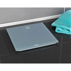 Personenwaage LED 30x30cm grau ^ Wenko
