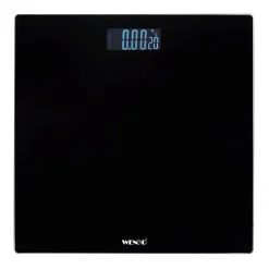 Personenwaage LED 28x28cm, schwarz ^ Wenko Outlet