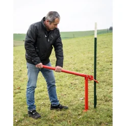 Pfahl-Zieher T-Post rot ^ Hot